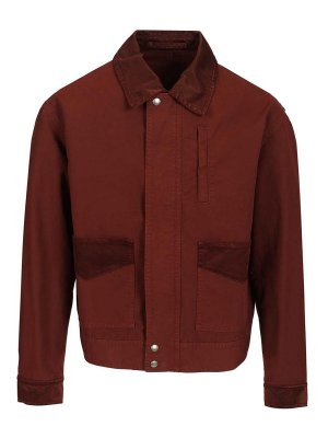 DRIES VAN NOTEN: カジュアルジャケット - カジュアルジャケット - ダークレッド