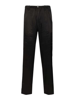 DRIES VAN NOTEN: Pantalones casual - Pantalón Casual - Negro