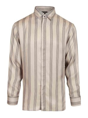 EMPORIO ARMANI: Camisas - Camisa - Beis
