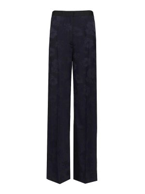 FORTE FORTE: カジュアルトラウザー - カジュアルパンツ - ブルー