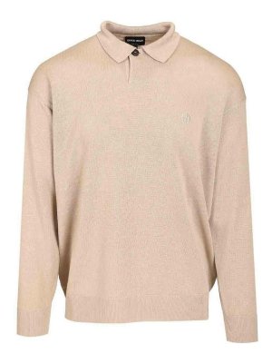 GIORGIO ARMANI: ポロシャツ - ポロシャツ - ベージュ