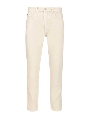 ICON DENIM: ストレートジーンズ - ストレートジーンズ - ベージュ