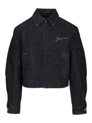 JACQUEMUS: デニムジャケット - デニムジャケット - ブルー