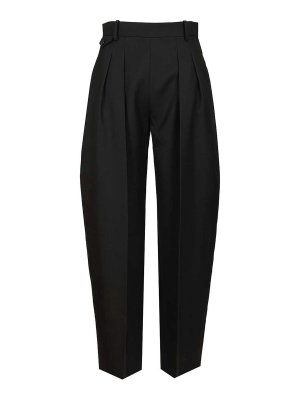 KHAITE: カジュアルトラウザー - カジュアルパンツ - 黒