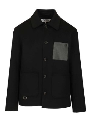 LOEWE: Chaquetas casual - Chaqueta Casual - Negro