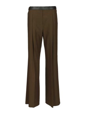 LOEWE: カジュアルトラウザー - カジュアルパンツ - 緑