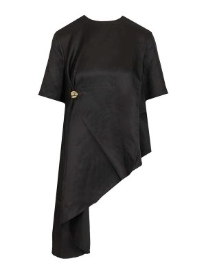 LOULOU STUDIO: Tops & Tank tops - Madea Silk Top