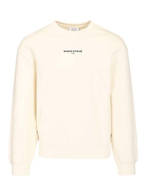 MAISON KITSUNÉ: Sweatshirts und Pullover - Sweatshirt - Beige
