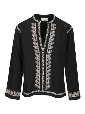 ISABEL MARANT: Tops y camisetas sin mangas - Top - Negro