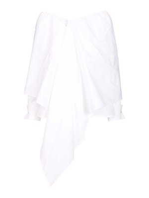 Max Mara: Blusen - Bluse - Weiß