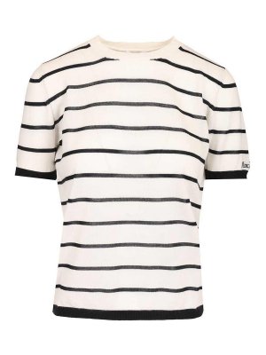 Max Mara: crew necks - Favetta Sweater In Cashmere And Silk Blend