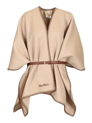 Max Mara: Abrigos semilargos - Abrigo Midi - Beis