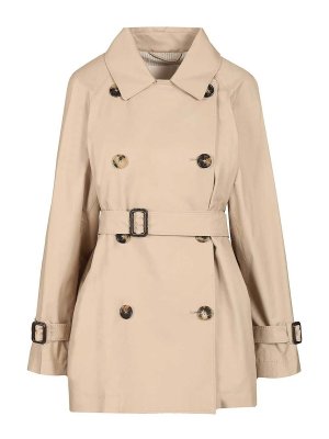 MAX MARA THE CUBE: トレンチコート - トレンチコート - ベージュ