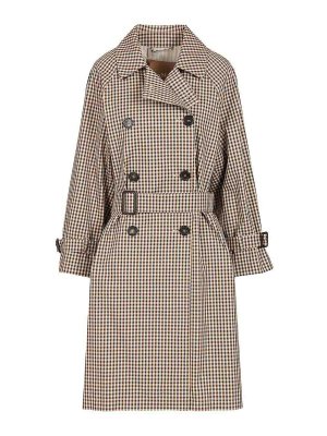 MAX MARA THE CUBE: trench coats - Water-Repellent Twill Trench Coat