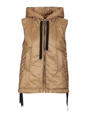 MAX MARA THE CUBE: padded jackets - Padded Vest With Hood