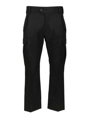 ALEXANDER MCQUEEN: Pantalones casual - Pantalón Casual - Negro