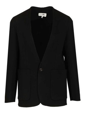 MM6 MAISON MARGIELA: Blazer - Blazer - Negro