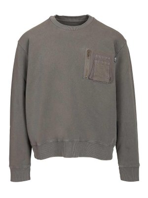 MM6 MAISON MARGIELA: スウェット＆セーター - スウェットシャツ/セーター - グレー