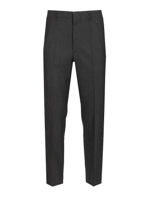 MM6 MAISON MARGIELA: Pantalones de sastrerìa - Pantalones De Sastrería - Negro