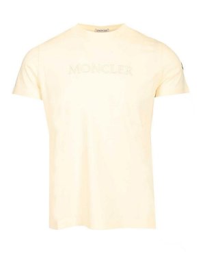 MONCLER: t-shirt - T-shirt  in cotone