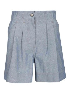 MONCLER: Hosen Shorts - Shorts - Hellblau
