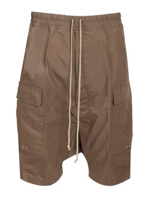 RICK OWENS: Trousers Shorts - Cargo Shorts Pods