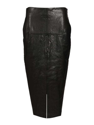 RICK OWENS: Faldas largas - Falda Larga - Negro