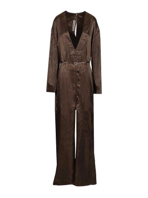 RICK OWENS: Jumpsuits - Jumpsuit - Braun