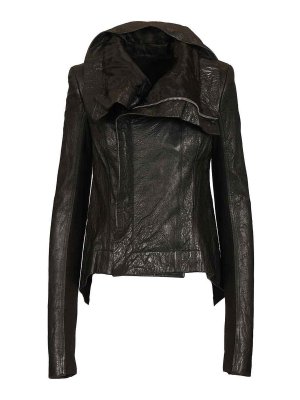 RICK OWENS: leather jacket - Naska Biker