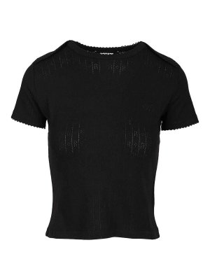 ROTATE Birger Christensen: T-shirts - T-Shirt - Schwarz