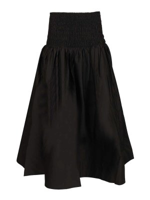 Self Portrait: Knielange und Midi Röcke - Midirock - Schwarz