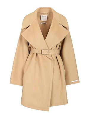 SPORTMAX: ショートコート - ショートコート - ベージュ