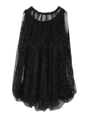 SPORTMAX: Tops y camisetas sin mangas - Top - Negro