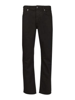 STONE ISLAND: Jeans Rectos - Vaqueros Rectos - Negro