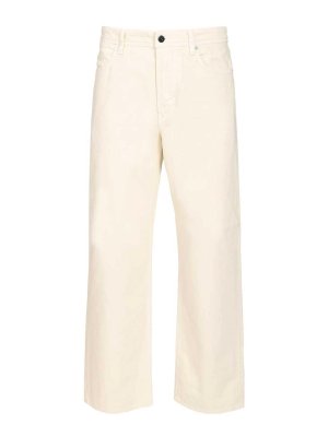 STONE ISLAND: Straight Leg Jeans - Straight Leg Jeans - Weiß