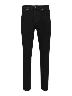 STONE ISLAND: Jeans Rectos - Vaqueros Rectos - Negro