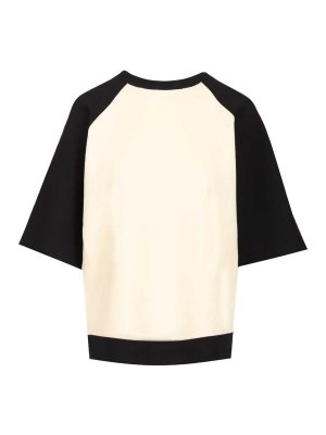 MAX MARA STUDIO: crew necks - Boxy Sweater In Stretch Viscose