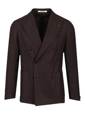 TAGLIATORE: blazers - Double-Breasted Blazer