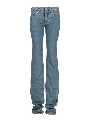 The Attico: straight leg jeans - Denim Jeans