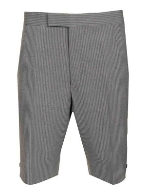 THOM BROWNE: Trousers Shorts - Seersucker Shorts