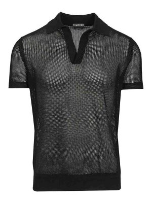 TOM FORD: ポロシャツ - ポロシャツ - 黒
