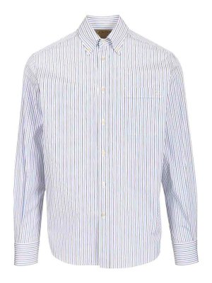 VALENTINO GARAVANI: camicie - Camicia button-down in cotone a righe