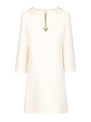 VALENTINO GARAVANI: abiti corti - Vestito  corto in crÃªpe Couture