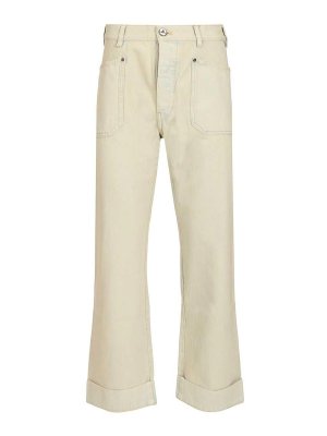 VIVIENNE WESTWOOD: Straight Leg Jeans - Straight Leg Jeans - Hellblau