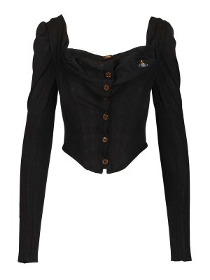 VIVIENNE WESTWOOD: cardigans - Bea Corset Cardi