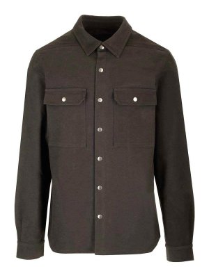 RICK OWENS: Camisas - Camisa - Marrón