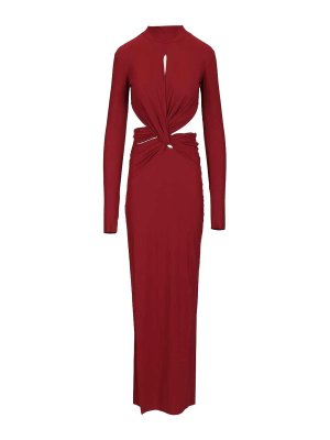 AMAZUÌN: Maxikleider - Maxikleid - Dunkelrot