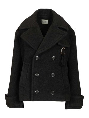 DURAZZI MILANO: Knielange Mäntel - Knielanger Mantel - Grau