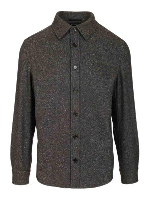 ZEGNA: casual jackets - Cashmere And Silk Overshirt
