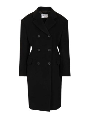 FILIPPA K: Knielange Mäntel - Knielanger Mantel - Schwarz